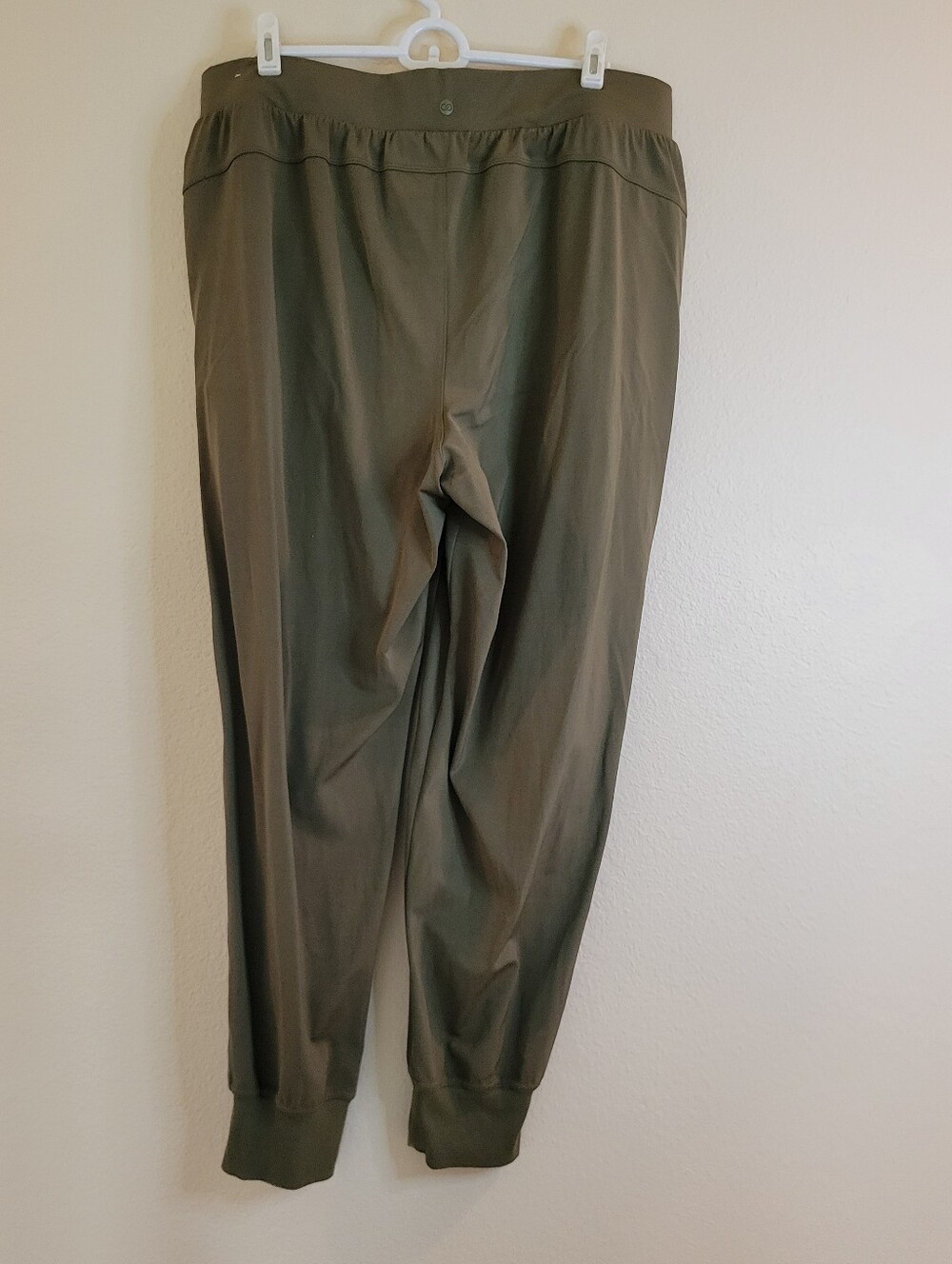 Calia Olive Green Jogger Sweatpants With Drawstring Waist & Pockets Ladies Large - Picture 2 of 8